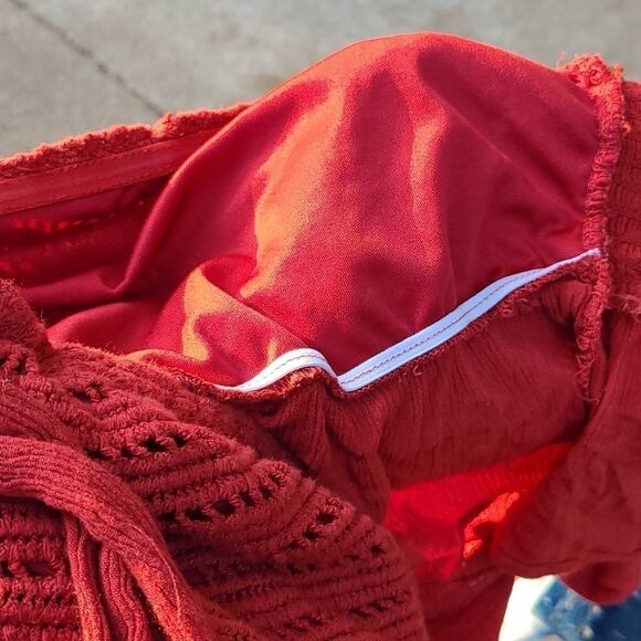 Rue21 orange crochet crop - Picture 8 of 8